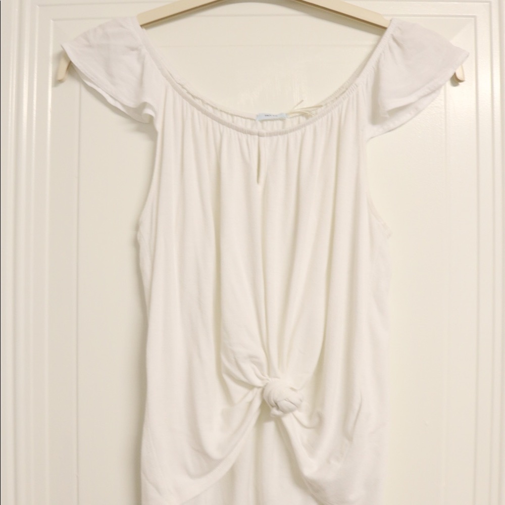 UO Off-the-Shoulder White Top